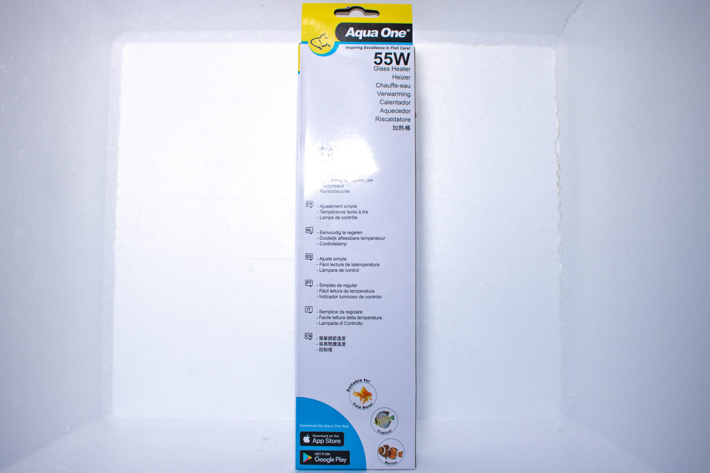 The Aqua One Aquarium Heater, 55w
