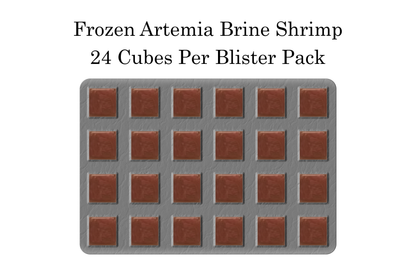 Frozen Artemia Brine Shrimp 24 Cubes