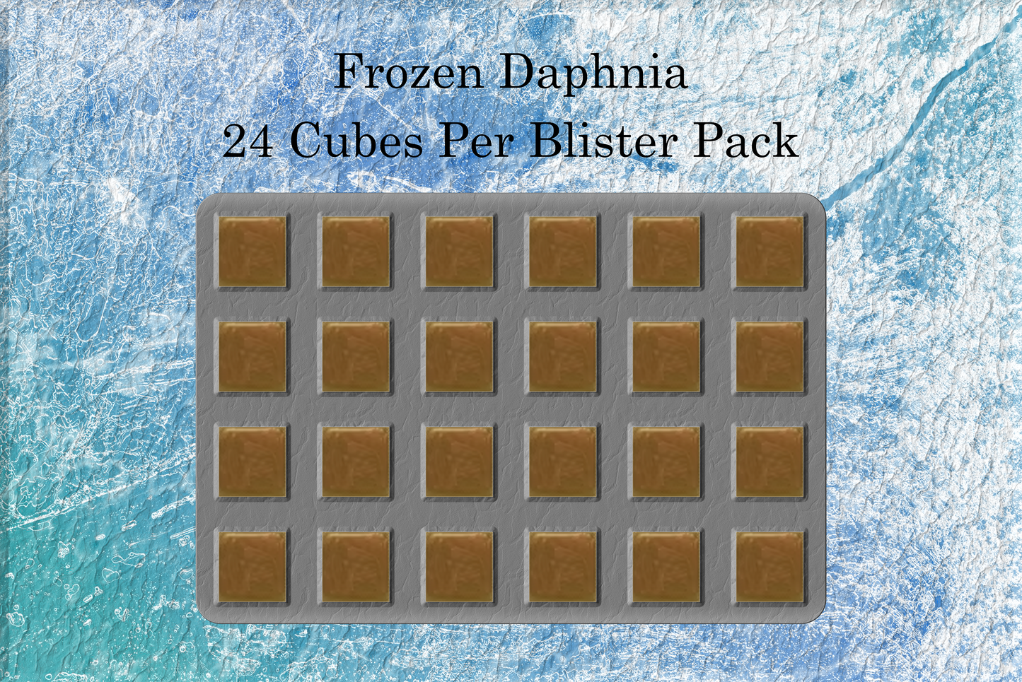 Frozen Daphnia 24 Cubes